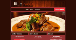 Desktop Screenshot of littlebasil.com
