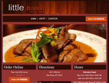 Tablet Screenshot of littlebasil.com